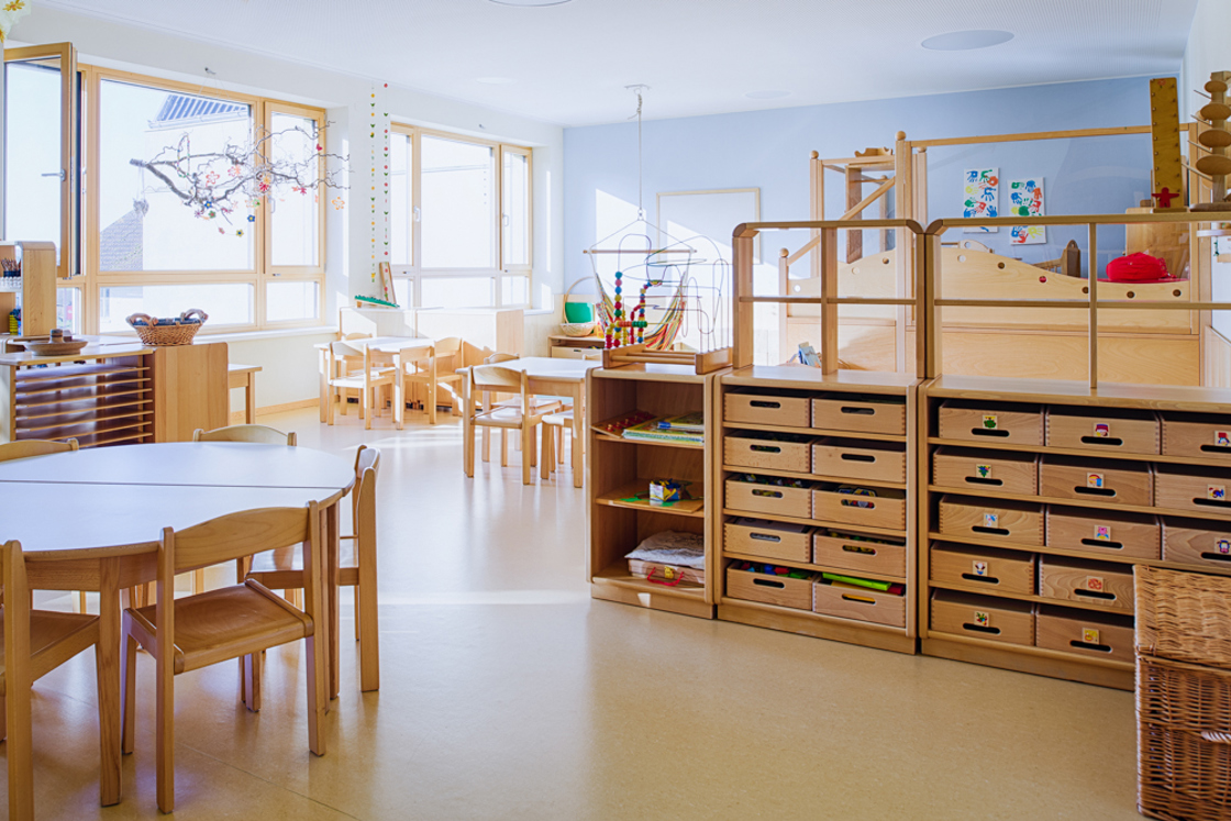 Volksschule Kindergarten Mehrzweckhalle Kirchheim